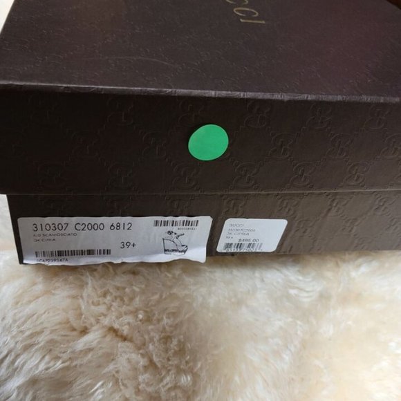 GUCCI Monogram Pattern Pink Suede Espadrilles 9.5 Pre-Loved - Picture 15 of 15